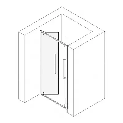 Xenz Megius Pendeldeur (72-75)X200 Rookglas Grijs Brons Profiel