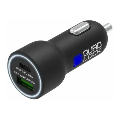 Dubbele usb c+a lader voor sigarenaansteker Quad Lock