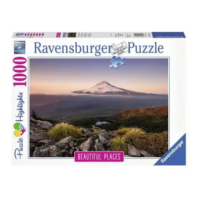 Stratovulkan Mount hood in Oregon, USA 1000st