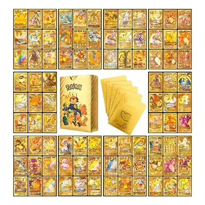 Pokemon Kaarten Duits Spaans Frans Engels Goud Vmax GX Energiekaart Charizard Pikachu Zeldzame C