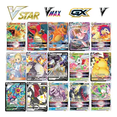 Nieuwe Pokemon Kaarten Shining VSTAR GX EX VMAX MEGA TAG TEAM Charizard Pikachu Collection Battl