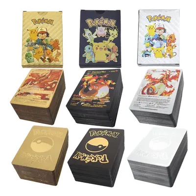 55 stuks Pokemon-kaarten VSTAR GX EX VMAX MEGA TAG TEAM Energy Trainer Charizard Pikachu Zeldzam