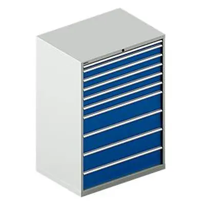 Schäfer Shop Select Ladekast BSK 54-36, staal, 10 laden, tot 200 kg, B 1023 x D 725 x H 1450 mm,