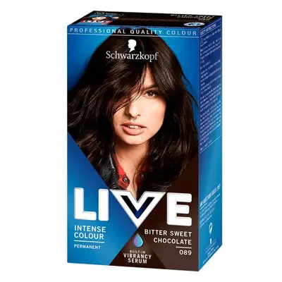 Schwarzkopf Levende Permanente Haarkleuring - 089 Bitterzoete Chocolade