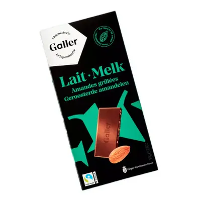 Chocolade tablet Galler Milk Almonds, 80 g