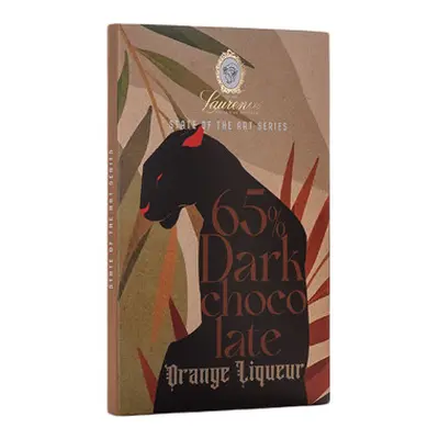 Pure chocolade met sinaasappellikeur Laurence, 80 g