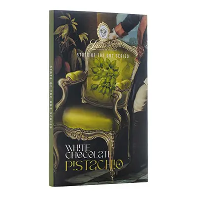 Witte chocolade met pistachenoten en aardbeien Laurence, 80 g