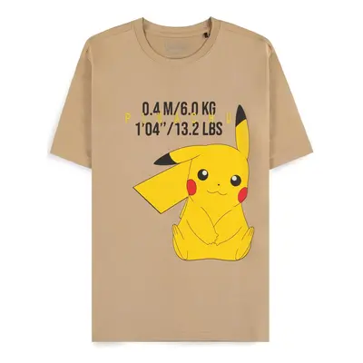 Pokémon - Pikachu Beige - T-Shirt - beige - L - 100% katoen,Jersey