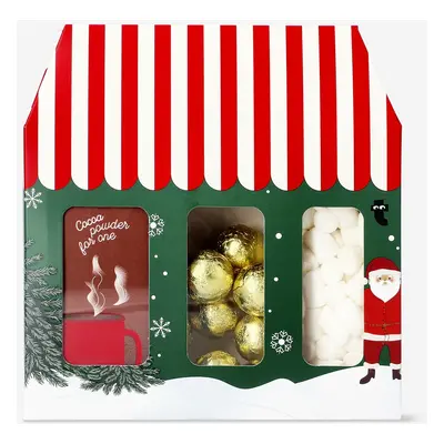 Kerstman's warme chocolade café kit