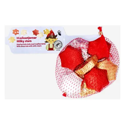 Chocolade sterren met melkvulling