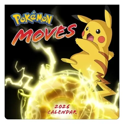 Pokemon Moves 2026 Wall Calendar