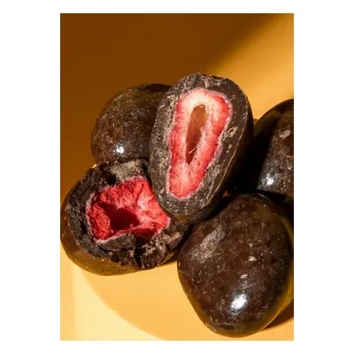 Gevriesdroogde aardbeien met pure chocolade 1 kg